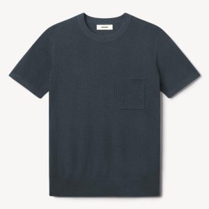 Yuma Hemp Rib Knit Pocket Tee