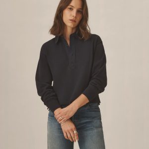 Field-Spec Boyfriend Crop Rugby Polo