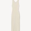 Fluted Rib V-Neck Tank Dress