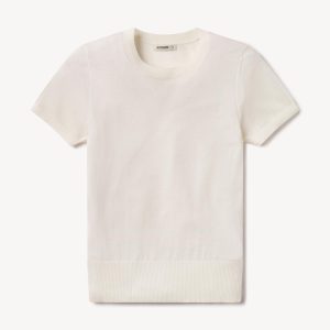Featherweight Silk Cashmere Tee